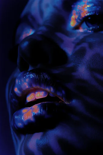 Luminescent Macro Biometrics moodboard — generate AI images in this style