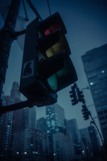 Cinematic Urban Nocturne style reference image — atmospheric urban solitude