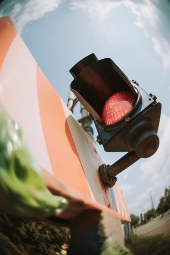 Dynamic Fisheye Summer style reference image — low angle POV