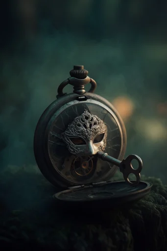 Ethereal Gothic Noir style reference image — chiaroscuro lighting