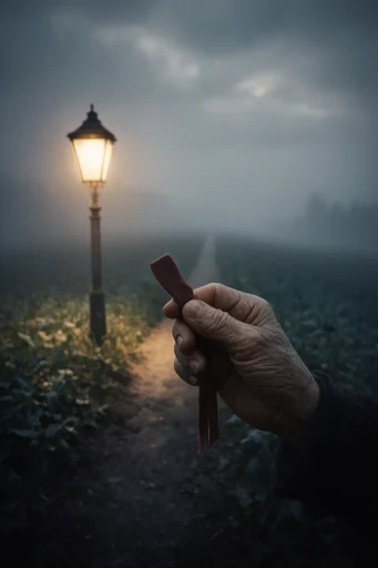 Luminous Melancholic Twilight style reference image — dense fog