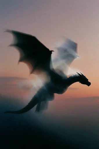 Ethereal Spectral Dusk style reference image — twilight gradient background