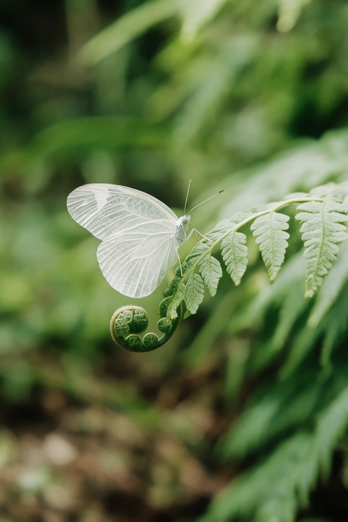 Tactile Botanical Minimalism style AI image example 3