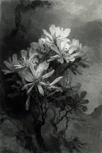 Atmospheric Gothic Tonalism style reference image — muted earth tones