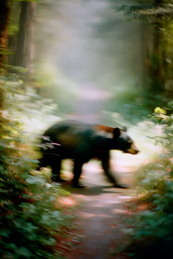 Kinetic Nostalgic Blur style AI image example 3
