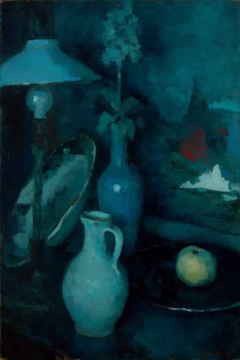 Nocturnal Emerald Etherealism style reference image — nocturnal teal and emerald