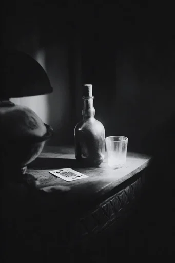 Spectral Gothic Noir style reference image — chiaroscuro lighting