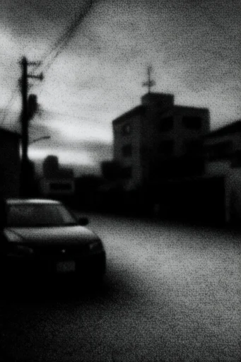 Gritty Liminal Noir style reference image — chiaroscuro lighting