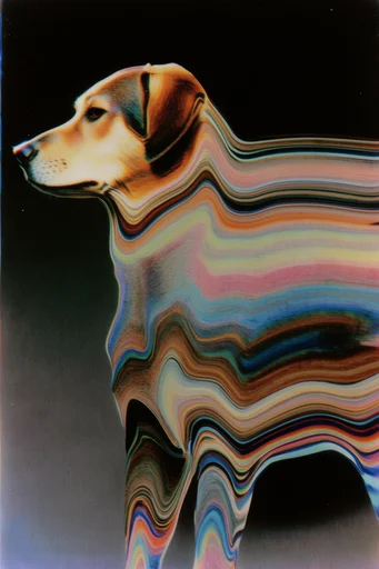 Analog Thermal Distortion style reference image — spectral gradient