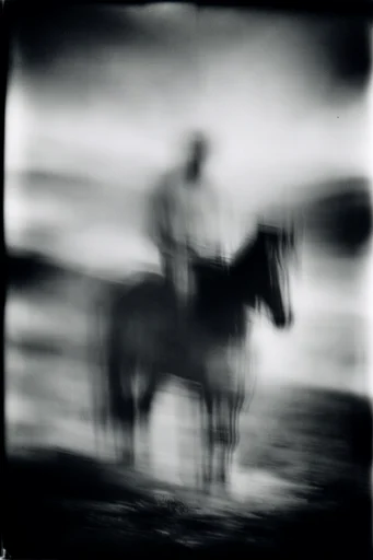 Spectral Analog Decay style reference image — spectral motion blur