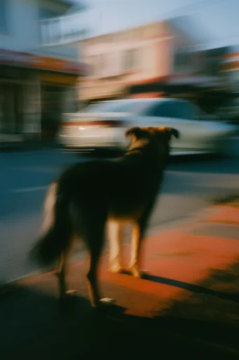 Cinematic Urban Blur style reference image — dynamic movement
