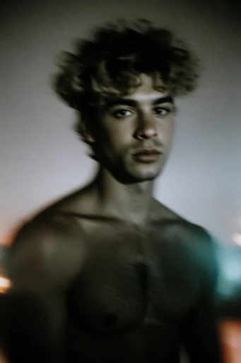 Cinematic Nocturnal Blur style reference image — warm amber glow