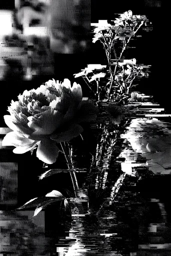 Corrupted Monochrome Noir style reference image — high contrast chiaroscuro