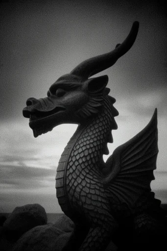 Gritty Cinematic Monochrome style reference image — cinematic chiaroscuro