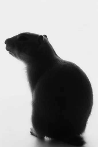 Ethereal Monochrome Silhouette style AI image example 3