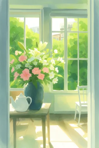 Luminous Impressionist Solitude style reference image — dreamy atmospheric texture