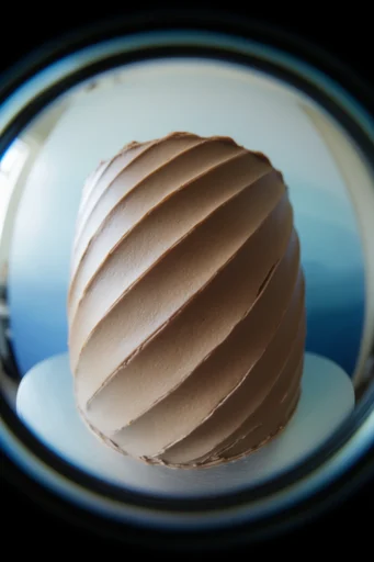 Dynamic Fisheye Distortion style reference image — bold saturated colors