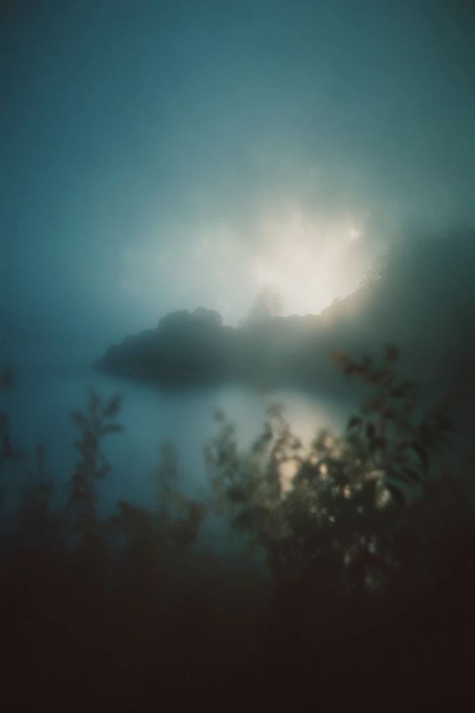 Cinematic Liminal Fog style AI image example 2