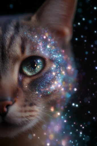 Celestial Prismatic Macro style reference image — soft bokeh background