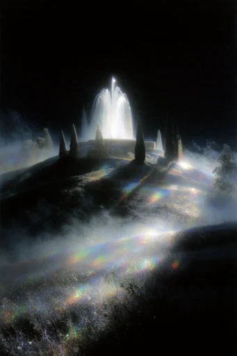 Luminescent Cosmic Surrealism style AI image example 2