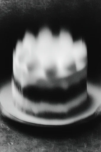 Haunted Analog Glitch style reference image — industrial noir