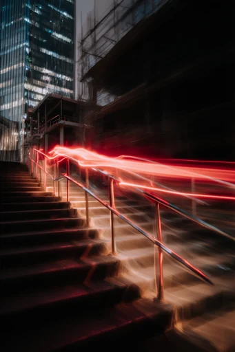 Spectral Kinetic Motion style reference image — long exposure photography