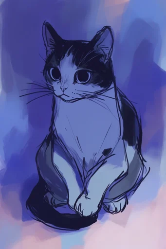 Expressive Graphic Noir style reference image — limited color palette