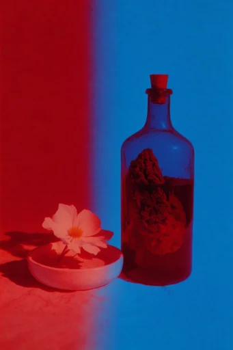 Surreal Infrared Minimalist style reference image — minimalist surrealism