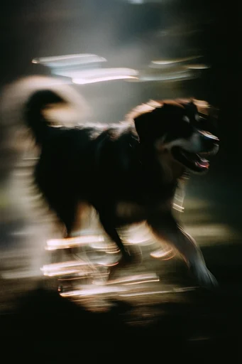 Kinetic Cinematic Noir style reference image — urban kinetic energy