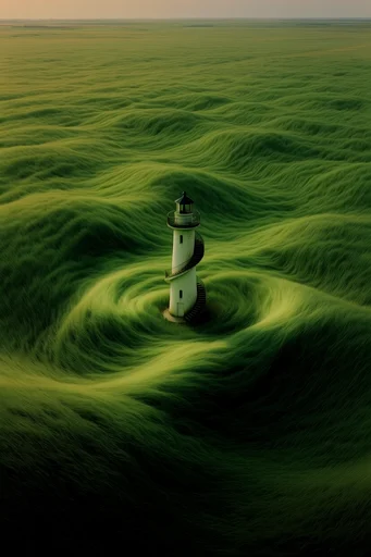 Ethereal Pastoral Surrealism style reference image — dreamlike atmosphere