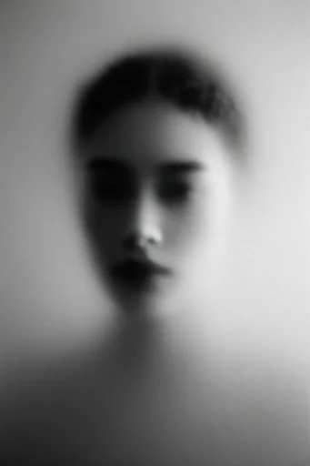 Ethereal Monochrome Noir style reference image — high-contrast noir