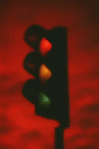 Ethereal Crimson Noir style reference image — noir atmosphere