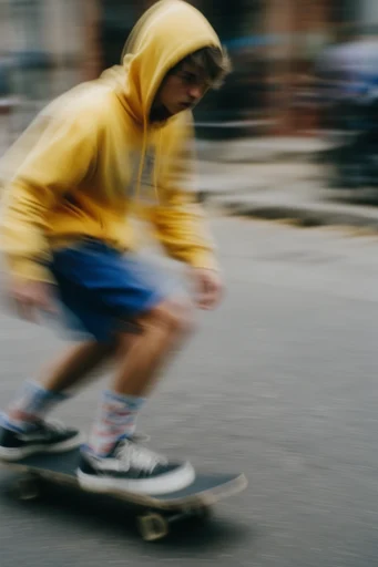 Dynamic Kinetic Velocity style reference image — motion blur