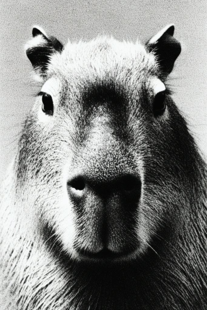 Gritty Monochromatic Noir style AI image example 3