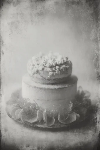 Monochrome Pictorialist Dreamscape style reference image — vintage melancholic mood