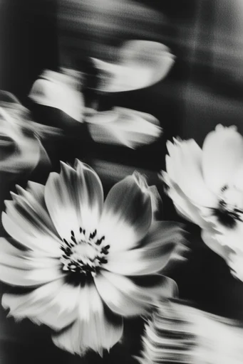 Spectral Kinetic Noir style reference image — shutter drag