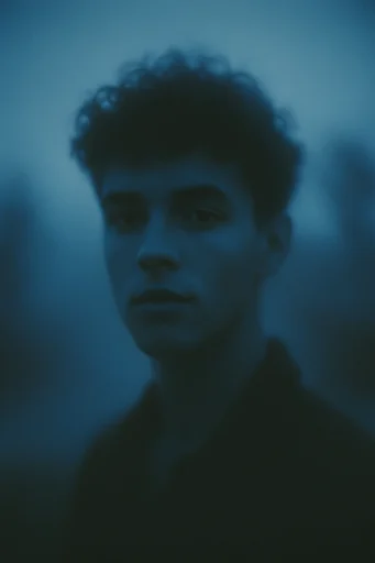 Nocturnal Pictorialist Mist style reference image — low-key twilight lighting