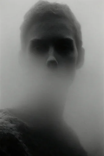 Monochrome Liminal Noir style reference image — desolate liminal landscape