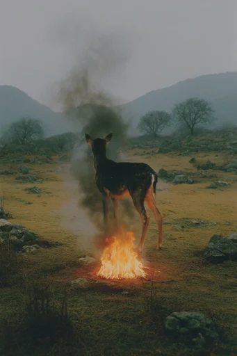 Cinematic Twilight Surrealism style AI image example 3