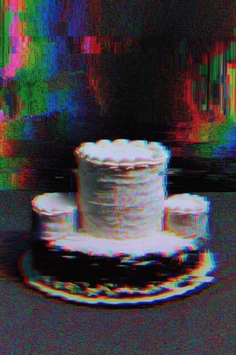 Corrupted Analog Nostalgia style reference image — retro digital noise