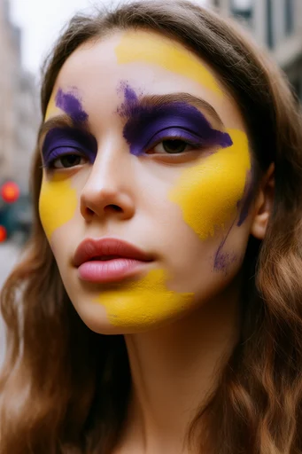 Visceral Macro Beauty style reference image — extreme macro beauty portrait