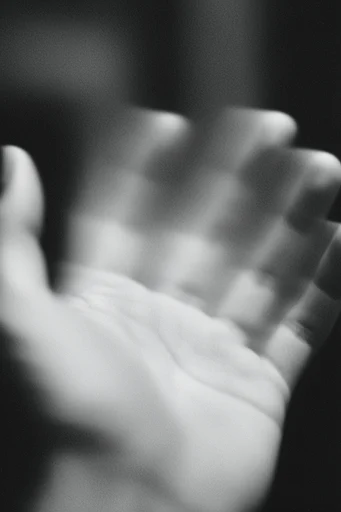 Spectral Analog Noir style reference image — heavy analog film grain