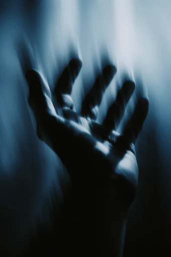 Ethereal Nocturnal Kinematics style reference image — deep indigo and teal palette