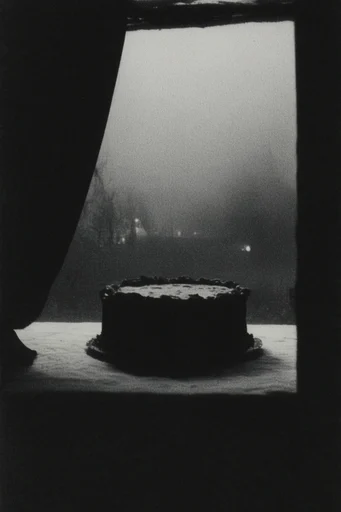Monochromatic Occult Noir style reference image — high-contrast chiaroscuro