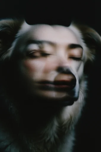 Melancholic Cinematic Noir style AI image example 3