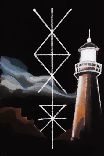 Esoteric Neon Radiance style reference image — retro analog glow