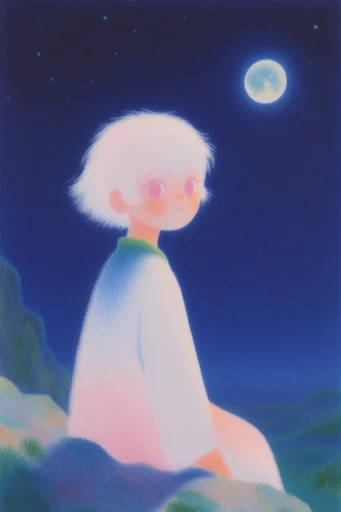 Luminous Nocturnal Dreamscape moodboard — generate AI images in this style