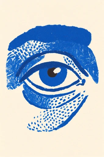 Rustic Risograph Americana style reference image — hand-carved aesthetic