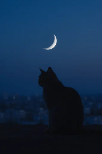 Cinematic Twilight Noir style reference image — high-contrast silhouette