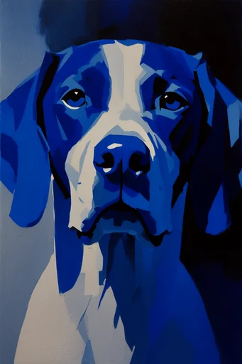 Graphic Chiaroscuro Fauvism style reference image — high-contrast chiaroscuro